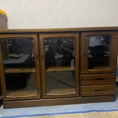 差し上げます！飾り棚　キャビネット　美品
