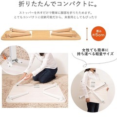 サイドテーブル　ミニテーブル　60×45   キッズテーブルの画像