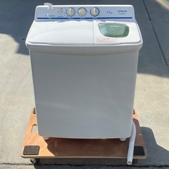 洗浄済み ! ! ◇日立 2槽式洗濯機 2019年製 洗濯／脱水...