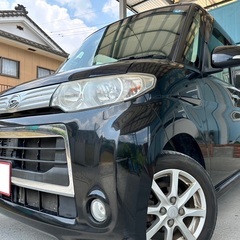 24年式☆月々9千円〜分割可❗️車検2年付き！【名義変更代込み】広い車内！大人気‼️ダイハツ タントカスタム☆SDナビ付き☆走行中DVD見れます☆純正アルミ☆電動スライドドア☆ドライブレコーダー☆そのまま乗って帰れます！の画像