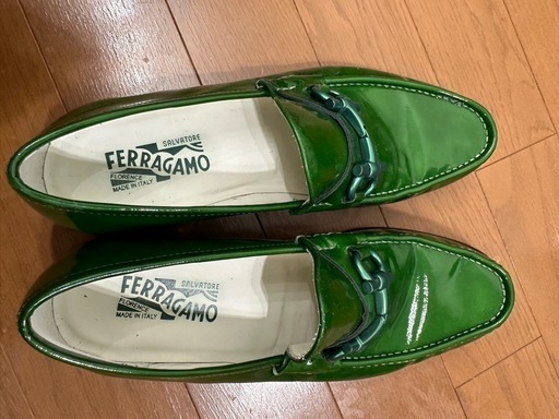 11EE 28cmビットローファー Salvatore Ferragamo/フェラガモ