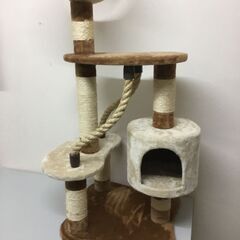 🍀【新品・未組み立て品】キャットランド CLF-6 ブラウン アイリスオーヤマの画像