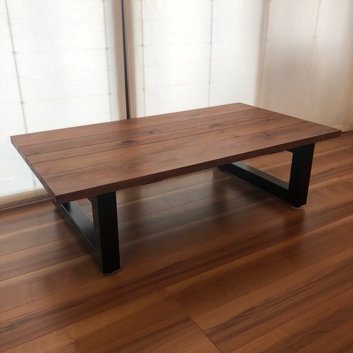 Masterwalマスターウォール ORIGIN LIVING TABLE オリジン リビングテーブル スチールレッグス ウォールナット