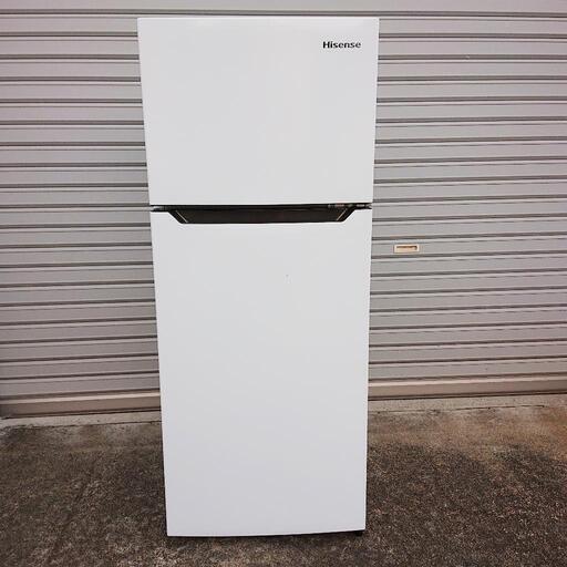 ハイセンス 120L 2ドア ホワイト 2021年製 単身者 1～2人用 冷蔵庫