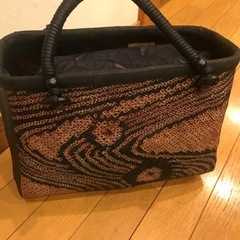 貴重な一閑張りバック