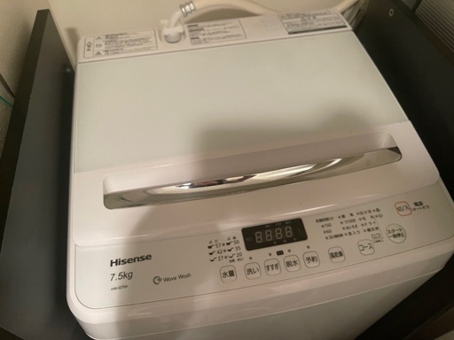 ハイセンス　洗濯機　7.5kg HW-G75A