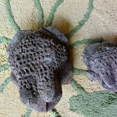 親子のカエル、置き物（縁起物）の画像