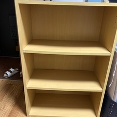 三段カラーボックス