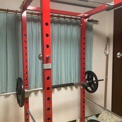 トレーニングセット　パワーラック　ダンベルなど