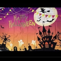 【120×180】ハロウィン 壁紙飾り　タペストリー かぼちゃ ...
