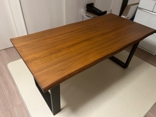 ダイニング テーブル 160×80 高さ70cm ニトリ（脚と天板が分かれます）