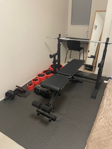 ★決定,ベンチプレス、ダンベルセット