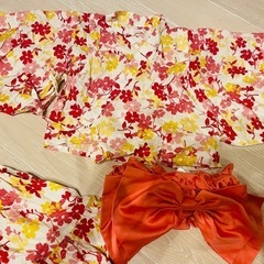 キッズ 浴衣　サイズ95cmの画像