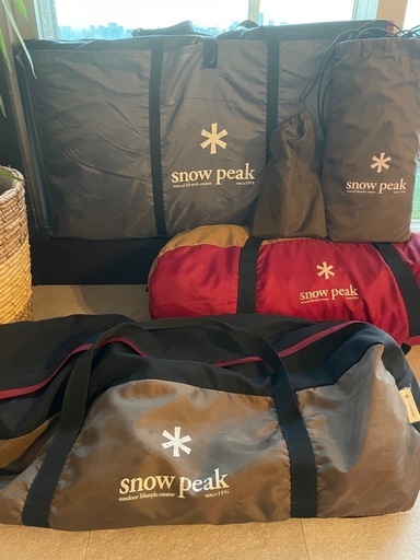 スノーピークアメニティドームMセット、ヘキサターブセット、マットセット