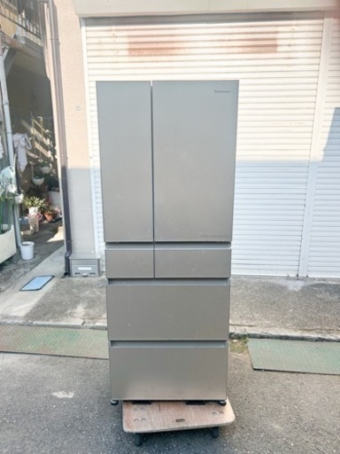 2021年製 Panasonic 6ドア冷蔵庫 NR-SPF457X-N形