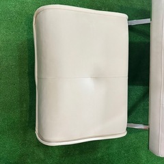 Roche Bobois ロッシュ ボボア　レザーアームチェア　オットマン付き　フランス製🇫🇷の画像