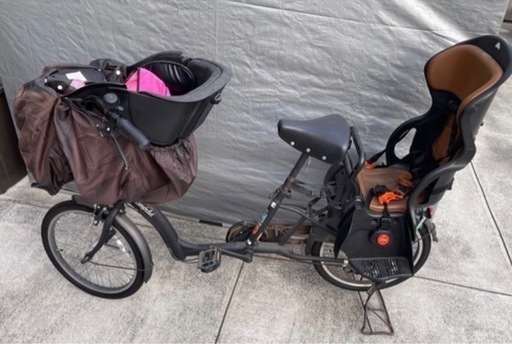 【譲渡済み】自転車　　乳幼児2人同乗可能