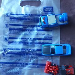 トミカ×3台★タカラトミー★ロータスエキシージR-GT、キャンター、農業車の画像