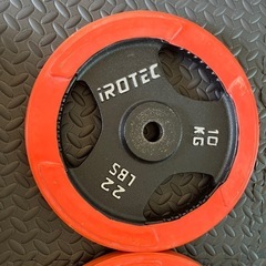 【お話中】アイロテックラバー付きプレート10kg×2の画像