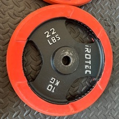 【お話中】アイロテックラバー付きプレート10kg×2の画像