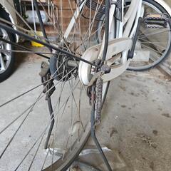 放置自転車　鍵紛失の画像