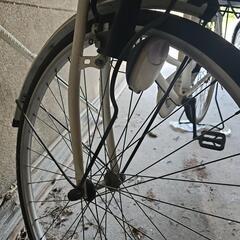 放置自転車　鍵紛失の画像