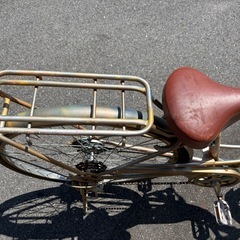 自転車　26インチ　ゴールドの画像