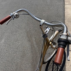 自転車　26インチ　ゴールドの画像