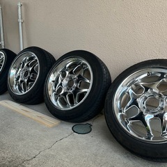 車のパーツメッキホイール