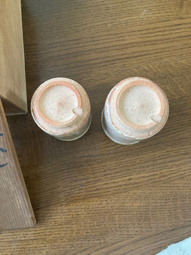 萩焼、湯呑み、半世紀以上前のお品