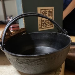 貴重　南部鉄器　鍋　2個セットの画像