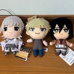 刀剣乱舞　スパイファミリー　進撃の巨人　ぬいぐるみ　マスコット