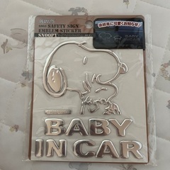 （取引者決定）車　ステッカー　スヌーピー　