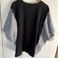 切り替えトップス3Lの画像