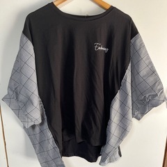 切り替えトップス3L