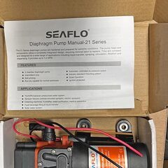 seaflo 12v ダイアフラム　電動ポンプ　キャンピング