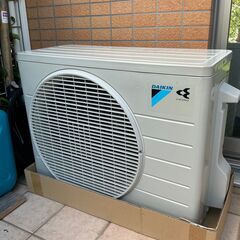 ダイキンルームエアコン　2.5kW　８畳用　暖房機能付き　分解清掃済み　室内機室外機セットの画像