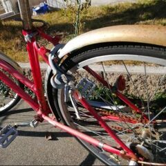 【最終値下げ】錆ありシングルギア自転車　検索）クロスバイク、マウンテンバイク、ロードバイクの画像