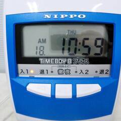 NIPPO　ニッポー電子 タイムレコーダー　TIMEBOY8プラス　動作良好　小型計算　取扱説明書・元箱付　給与計算 店舗 テクノ・セブンの画像