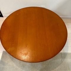 ちゃぶ台　折りたたみローテーブルの画像