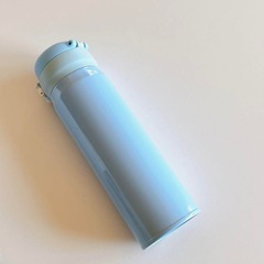 水筒 500ml  ウォーターボトル お弁当 キッズ 旅行 入学 新生活 水色の画像