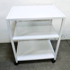 ●メーカー: ●型番: ●全体サイズ(高さx幅x奥行):70×55×40  プリンター台やオフィス用品置きとしても デスク周りの整理整頓に最適です。 インテリアに合わせやすいシンプルデザイン。 リビングや子供部屋、ベッドルームなど袖机としても利用可能。 お部屋の整理整頓に最適です。             キャスターも付いてて移動が楽です。  商品状態：使用に伴うキズが多少ありますが、全体的にキレイです 画像でご確認ください まだまだご使用いただけます  ご自宅まで配送・取り付けも行います。 ☆高松市、坂
