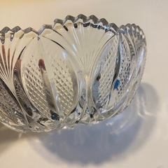保谷クリスタル ガラス サラダ ボウル　 の画像