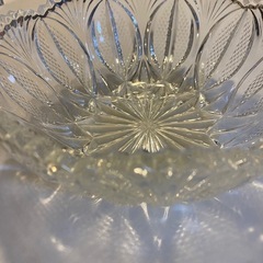 保谷クリスタル ガラス サラダ ボウル　 の画像