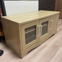 外装美品　オーク色テレビボード　再20％オフ済！