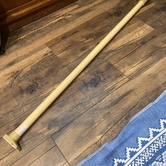突っ張り棒　丈夫　木目調　オシャレ