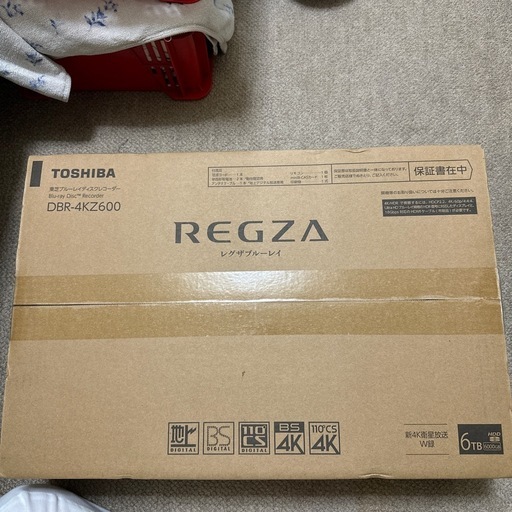 ⭐︎値下げ⭐︎REGZAブルーレイ！6TB！REGZA DBR-4KZ600