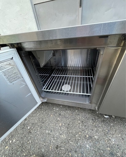 動確済み】2017年 フクシマ 低コールドテーブル冷蔵庫 TNC-60RM3-F