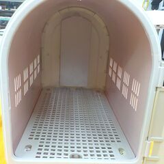 ペット用キャリーケース Sサイズ 幅24×奥45×高31㎝ ピンク 小型犬 猫 ケージ 西岡店の画像
