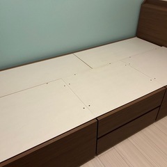 ニトリ　シングルベッド　フレームの画像
